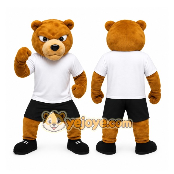 Brown Bear Mascot Costume