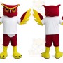 Red Owl Mascot Costume