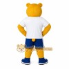 Yellow Lion Mascot Costume