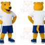 Yellow Lion Mascot Costume