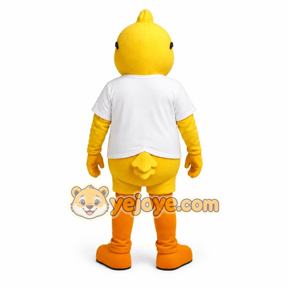Yellow Duck Mascot Costume