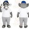 Gray Elephant Mascot Costume