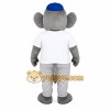 Gray Elephant Mascot Costume Gray Elephant Mascot Costume