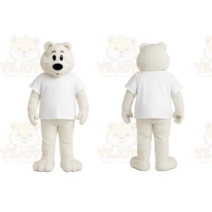 White Bear Mascot Costume