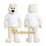 White Bear Mascot Costume
