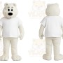 White Bear Mascot Costume