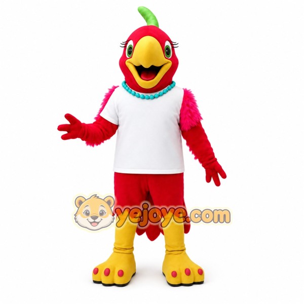 Red Bird Mascot Costume