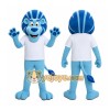 Blue Lion Mascot Costume Blue Lion Mascot Costume