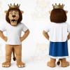Brown Lion Mascot Costume