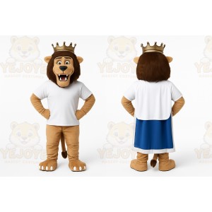 Brown Lion Mascot Costume