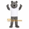 Gray Bear Mascot Costume Gray Bear Mascot Costume