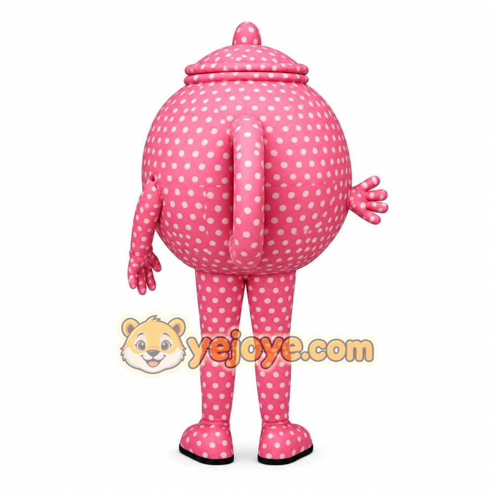 Pink Character Mascot Costume Pink Character Mascot Costume