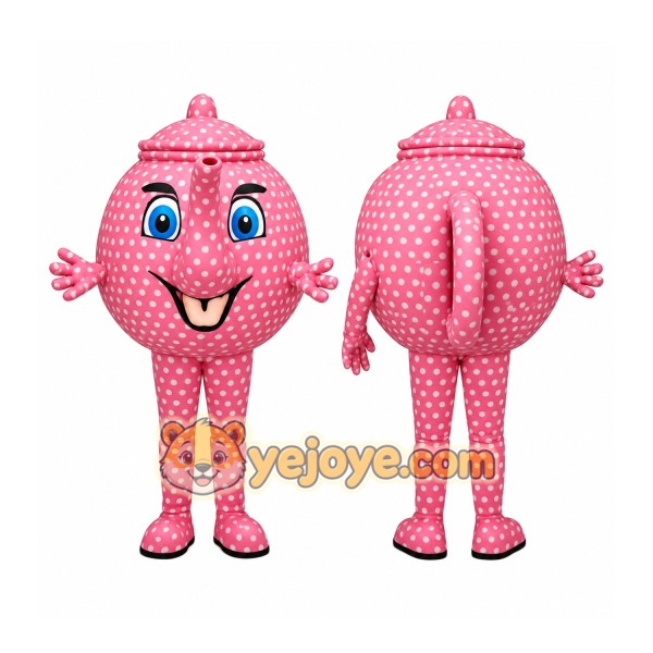 Pink Character Mascot Costume