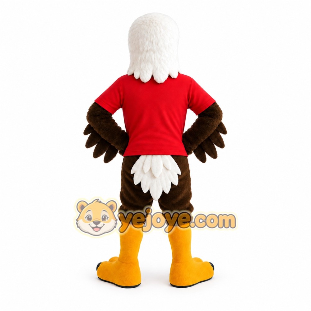 Brown Eagle Mascot Costume Brown Eagle Mascot Costume
