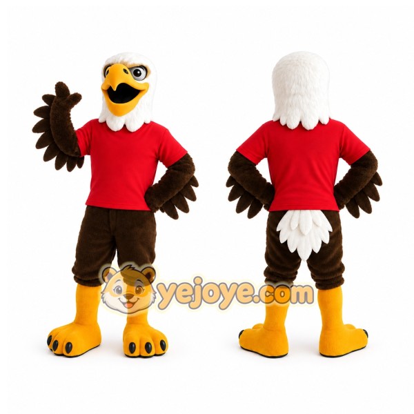 Brown Eagle Mascot Costume