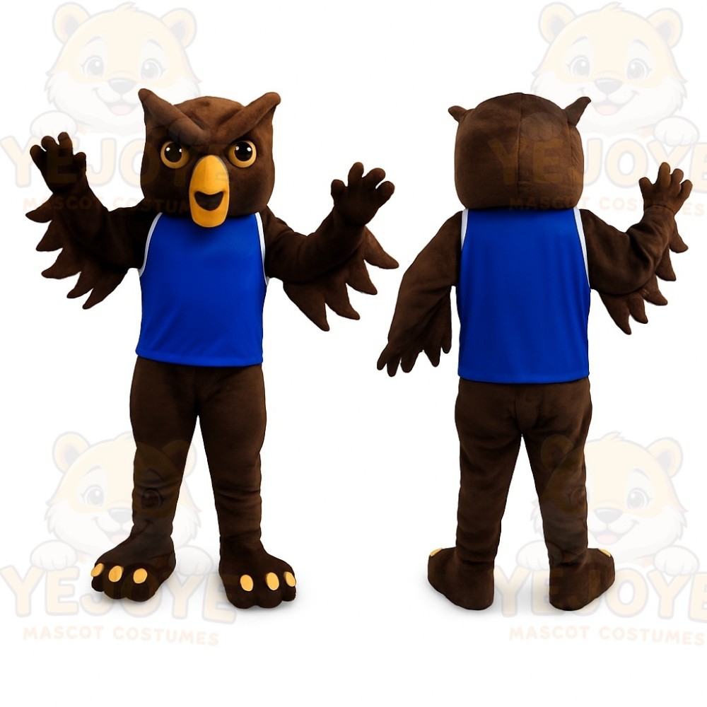 Brown Owl Mascot Costume