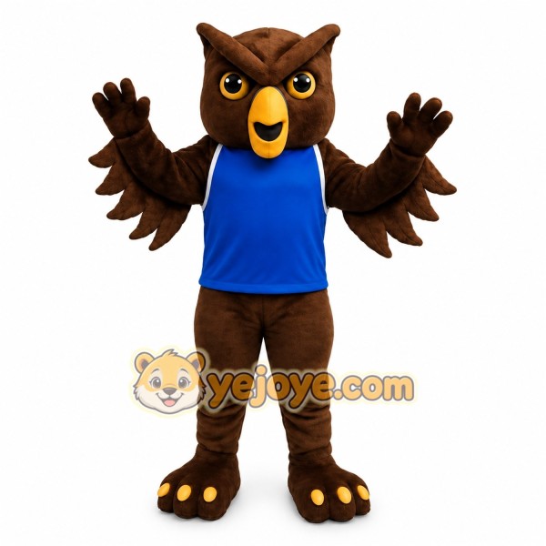 Brown Owl Mascot Costume