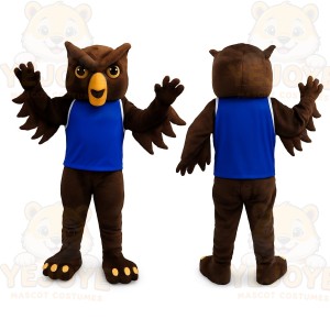 Brown Owl Mascot Costume