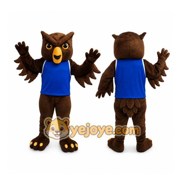 Brown Owl Mascot Costume