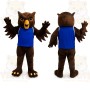 Brown Owl Mascot Costume