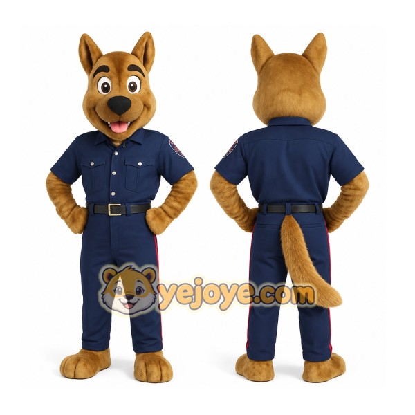 Brown Dog Mascot Costume