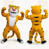 Yellow Tiger Mascot Costume
