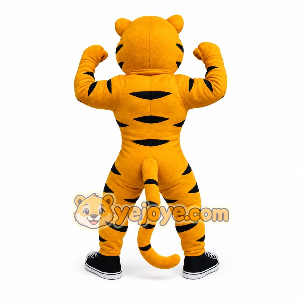 Yellow Tiger Mascot Costume Yellow Tiger Mascot Costume