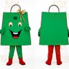 Green Shopping Bag Mascot Costume