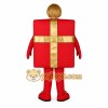 Red Gift Box Mascot Costume