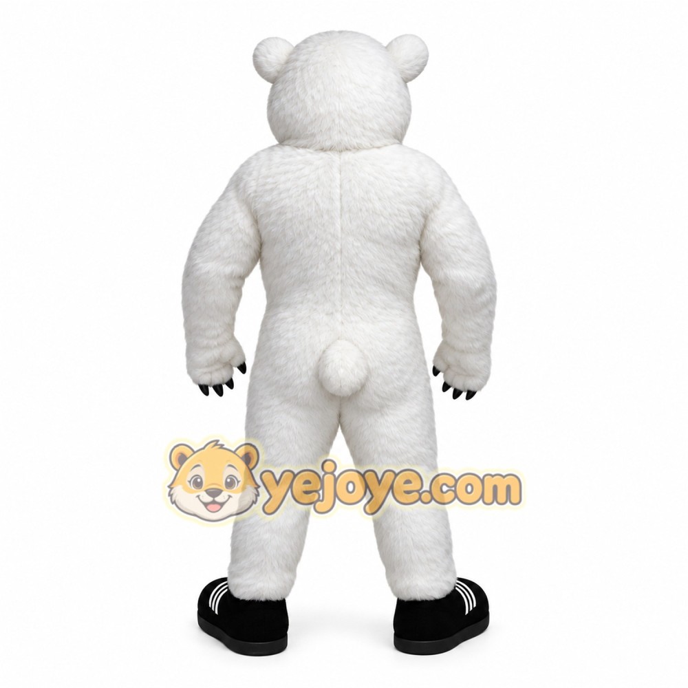 White Bear Mascot Costume White Bear Mascot Costume