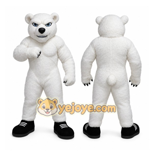 White Bear Mascot Costume