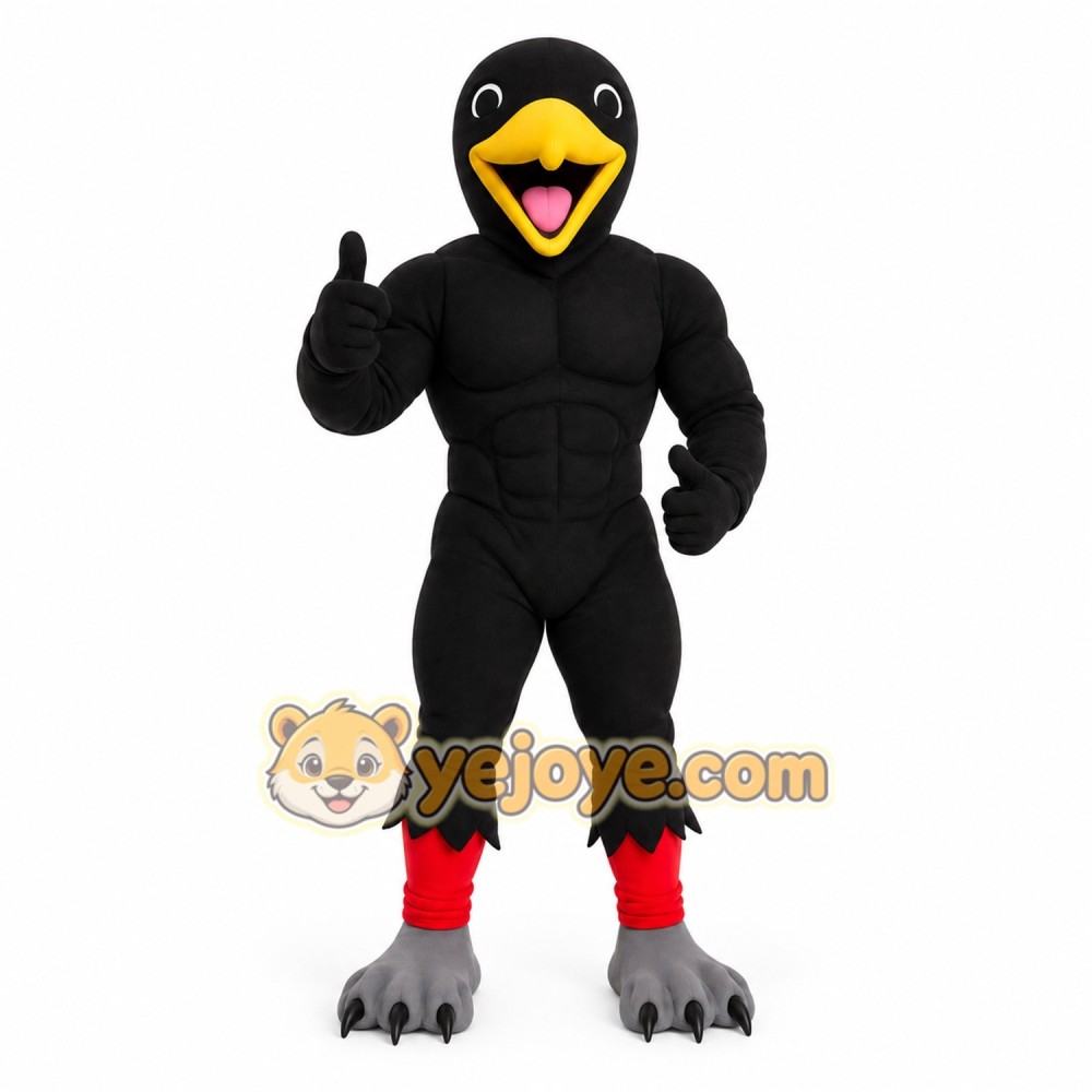 Black Bird Mascot Costume