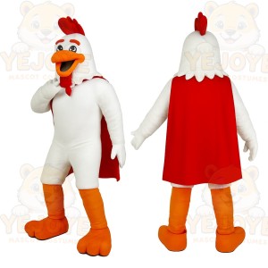 White Chicken Mascot Costume