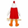 White Chicken Mascot Costume White Chicken Mascot Costume