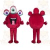 Red Monster Mascot Costume