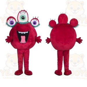 Red Monster Mascot Costume