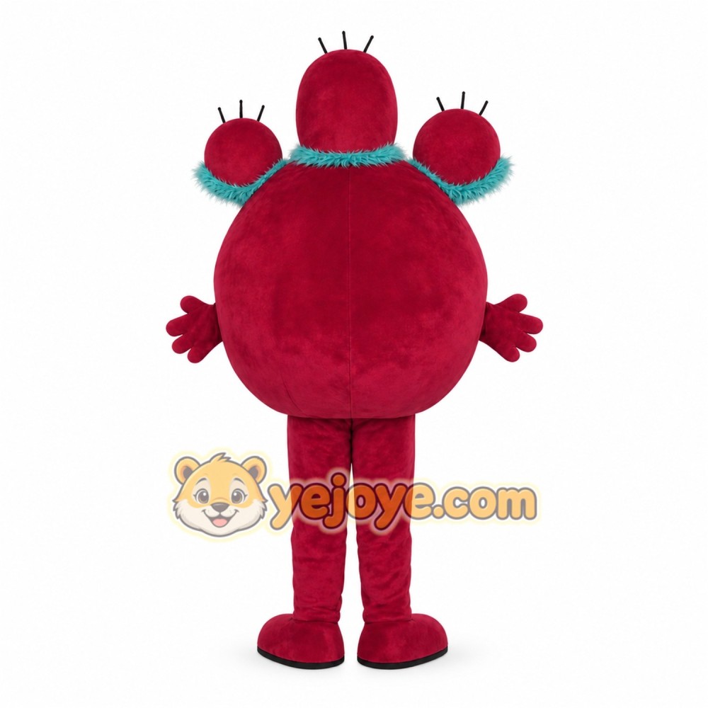 Red Monster Mascot Costume