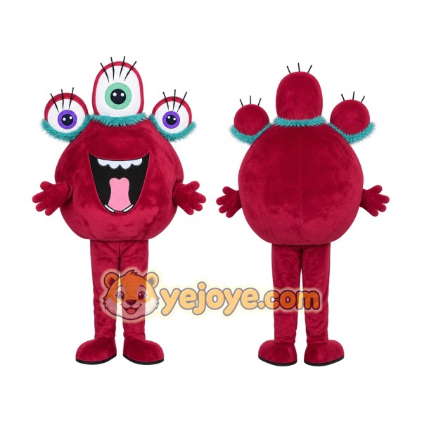 Red Monster Mascot Costume