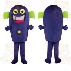 Purple Monster Mascot Costume