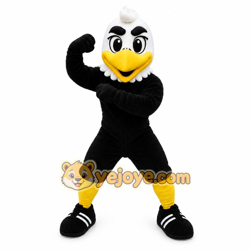 Black Bird Mascot Costume Black Bird Mascot Costume