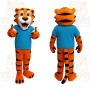 Orange Tiger Mascot Costume
