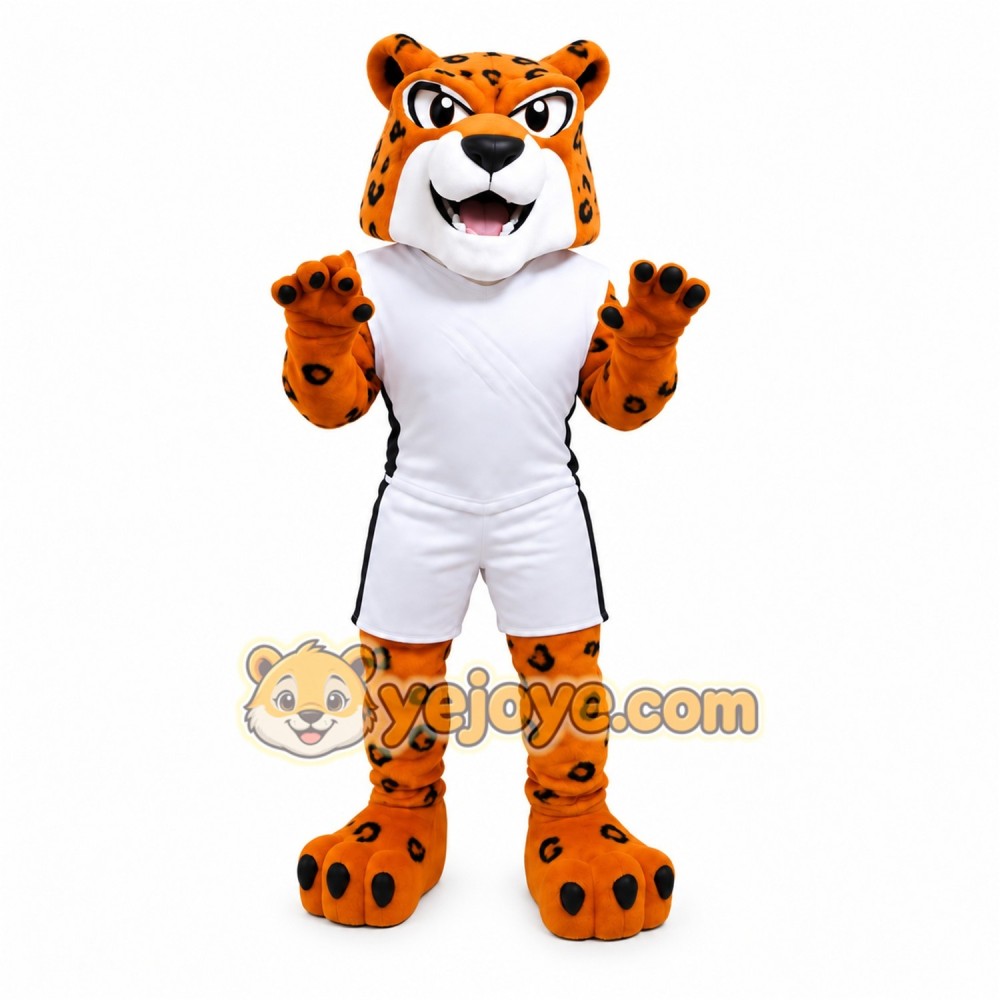 Orange Tiger Mascot Costume Orange Tiger Mascot Costume