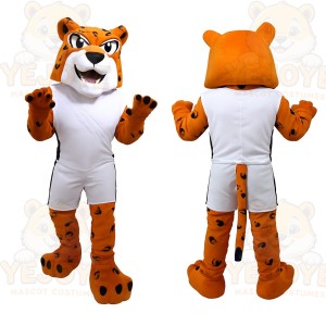 Orange Tiger Mascot Costume