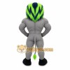Gray Lion Mascot Costume