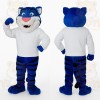 Blue Tiger Mascot Costume