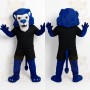 Blue Lion Mascot Costume