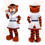 Orange Tiger Mascot Costume