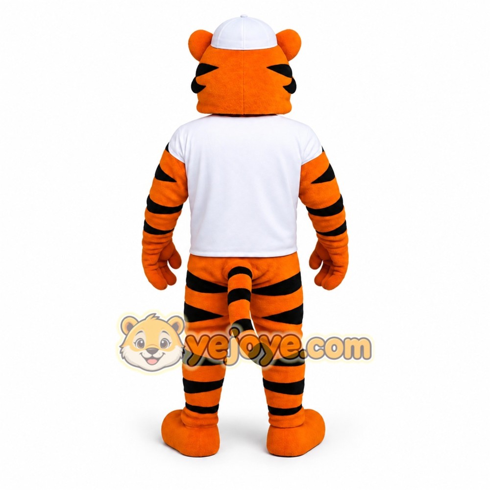 Orange Tiger Mascot Costume Orange Tiger Mascot Costume