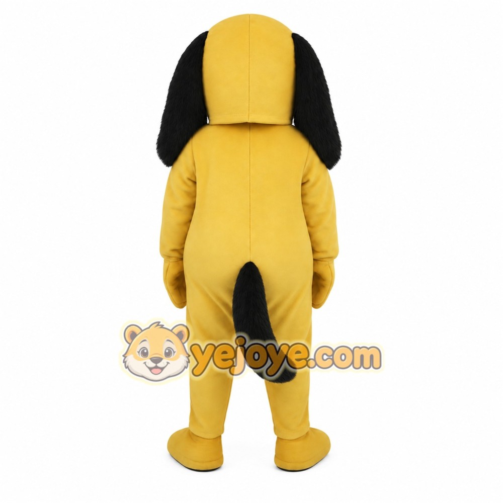 Yellow Dog Mascot Costume