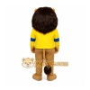 Yellow Lion Mascot Costume Yellow Lion Mascot Costume